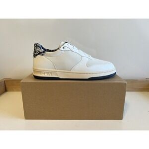 NIB CLAE Malone Lite Sneakers / Ocean White & Paisley / Men's 6